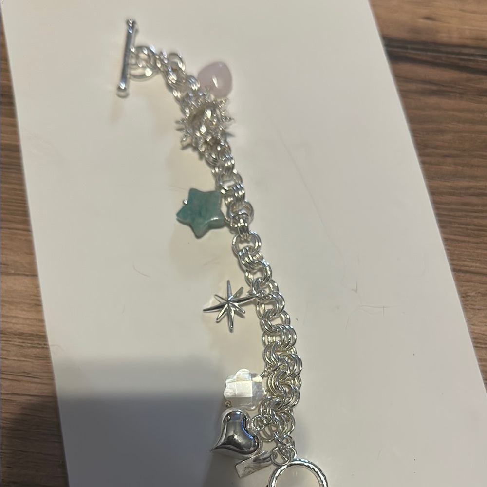 Piper Silver Charm Bracelet